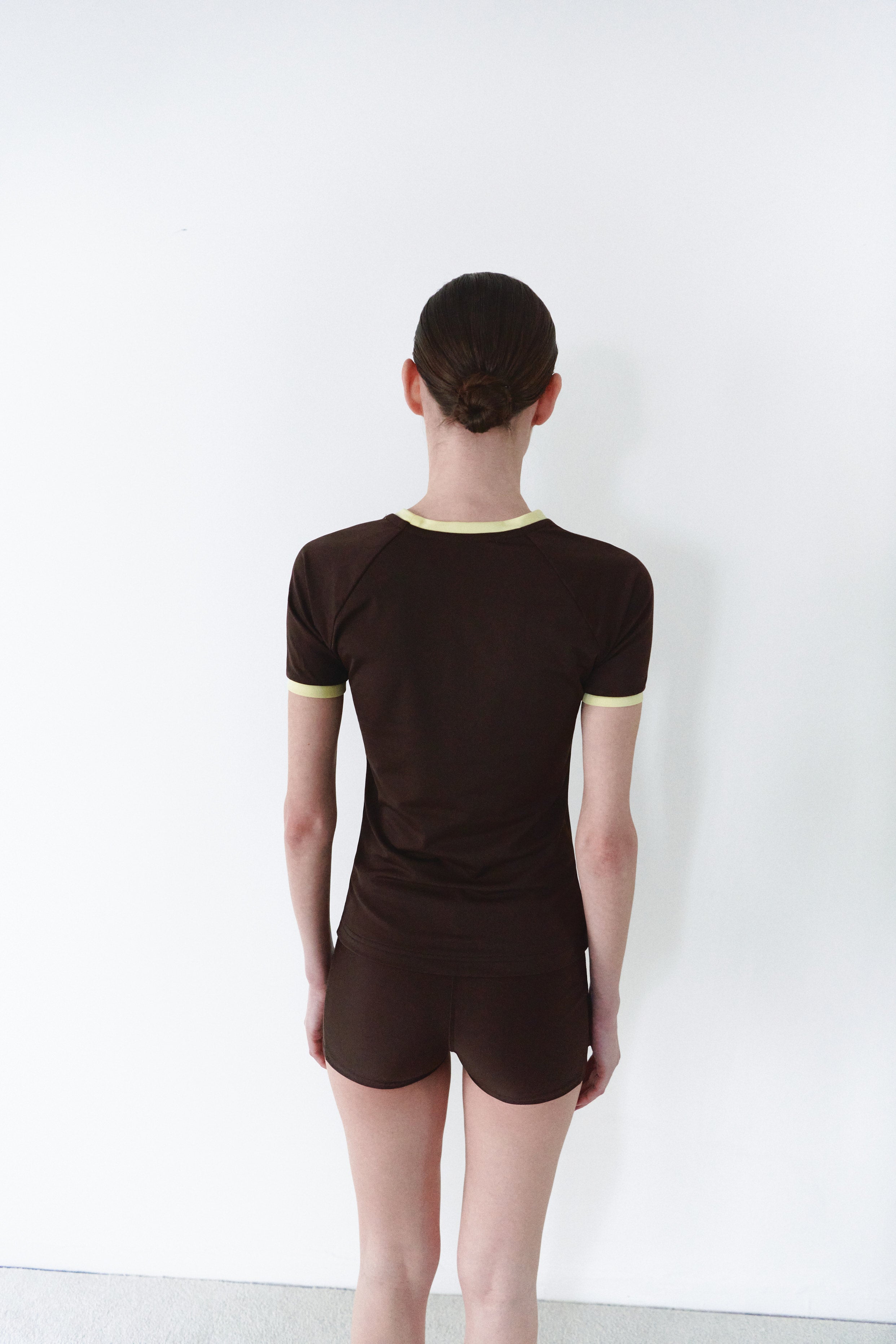 Brown Short Leggings