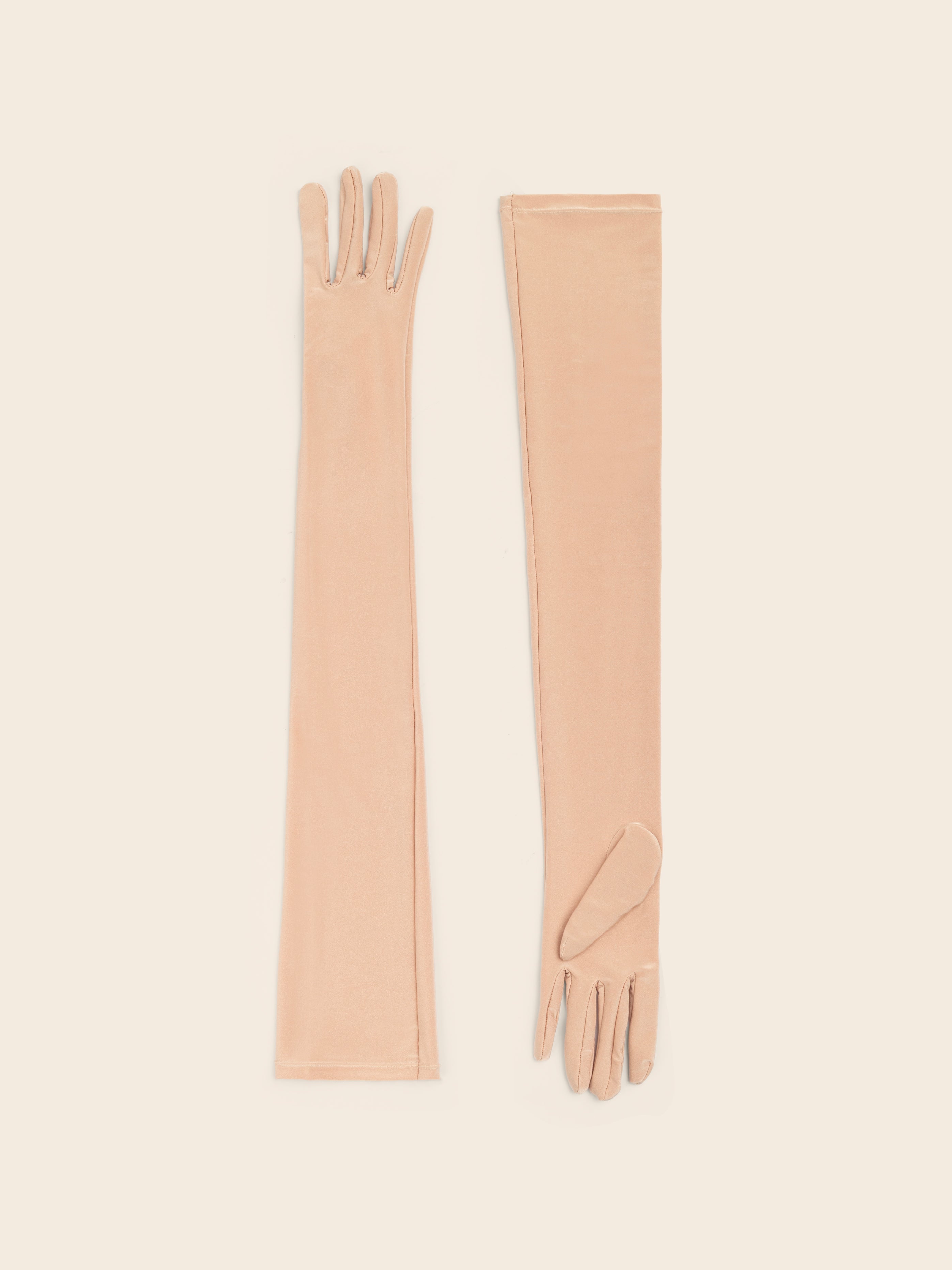 Nude Jersey Gloves