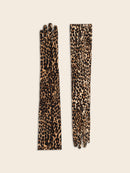 Leopard Jersey Gloves