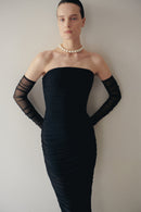 Black Tulle Long Dress