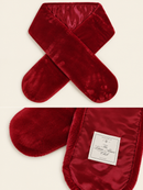 Red Faux Fur Scarf