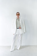 White Unisex Blazer Jacket