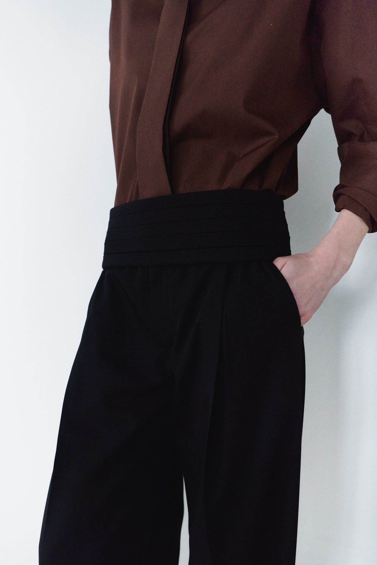 Black Adjustable Cummerbund