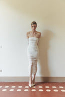 White Tulle Long Dress