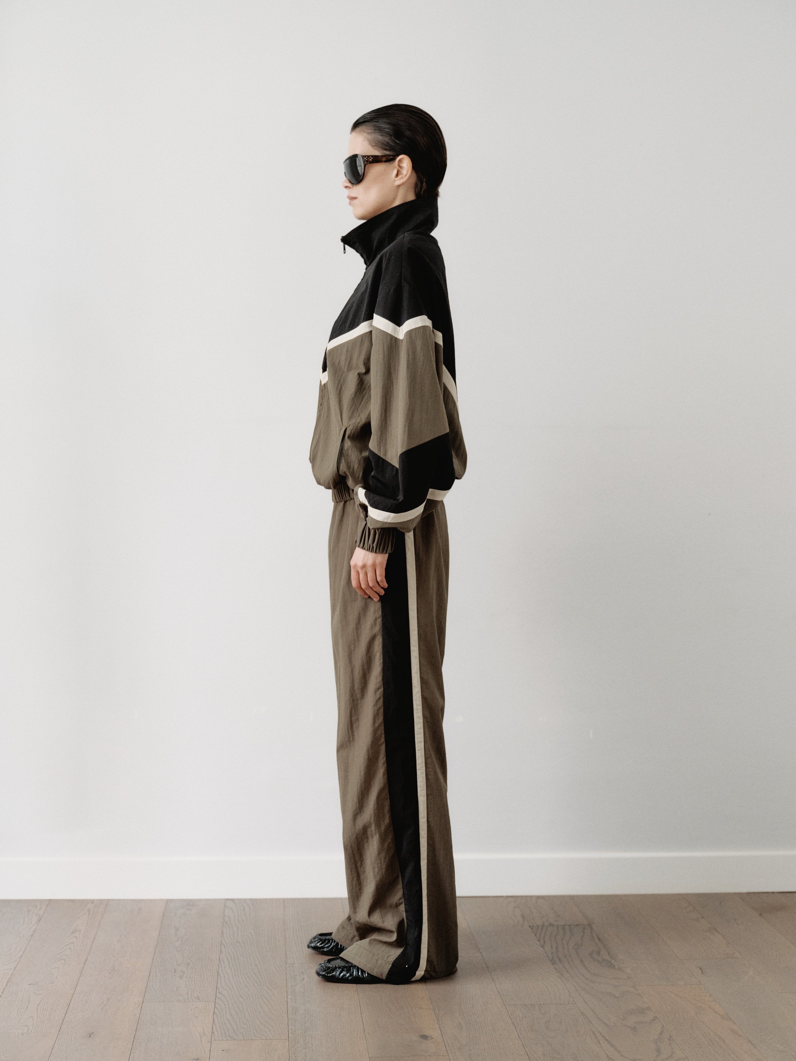 Multicolor Water Resistant Parachute Jacket