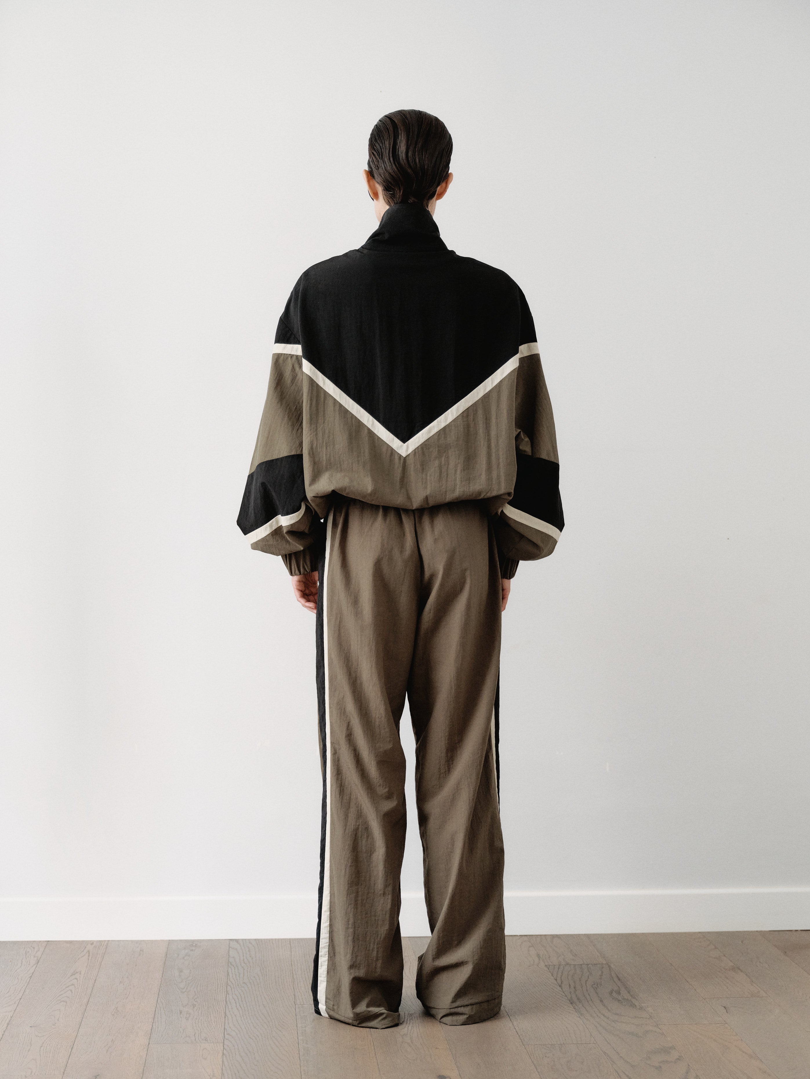 Multicolor Water Resistant Parachute Jacket