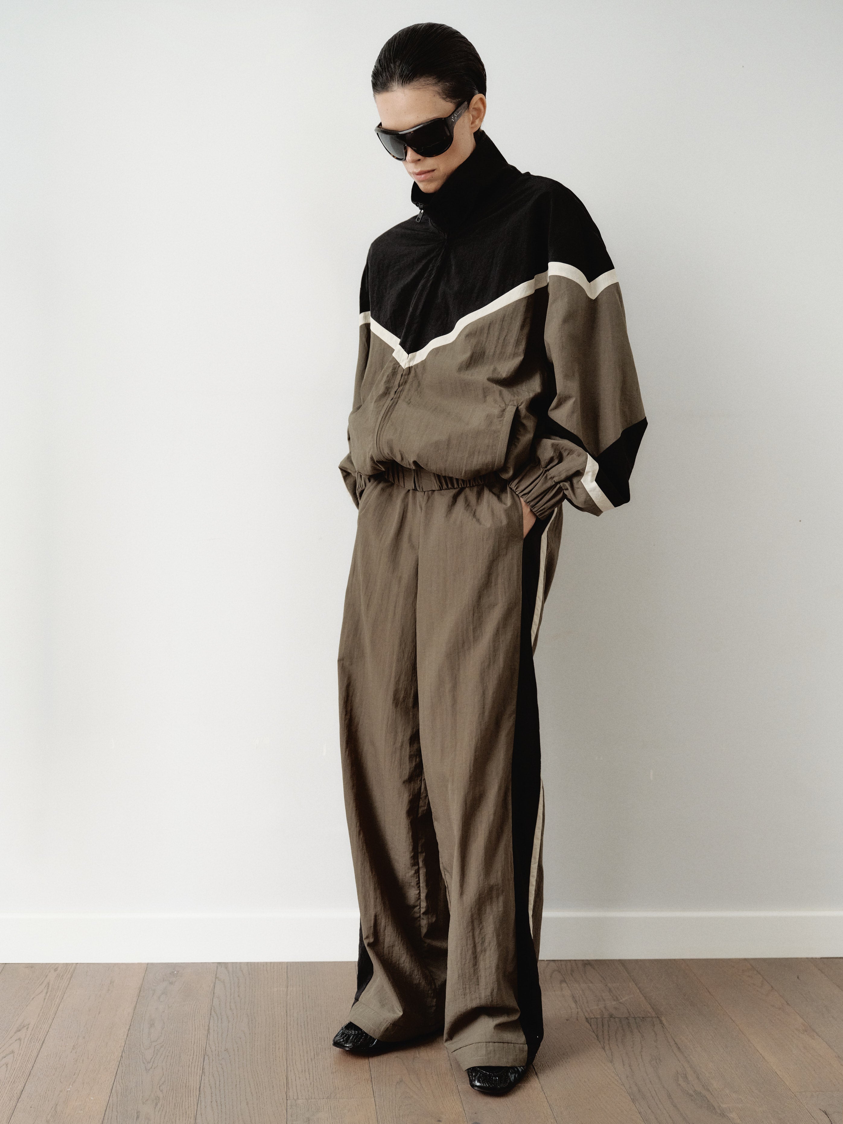 Multicolor Water Resistant Parachute Jacket