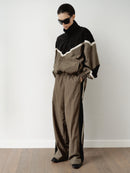 Multicolor Water Resistant Parachute Track Pants