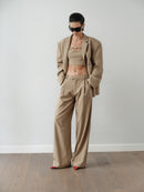 Camel Oversized Unisex Jacket