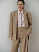 Camel Oversized Unisex Jacket