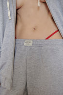 Grimelange Cotton Trackpants with Red Stripes