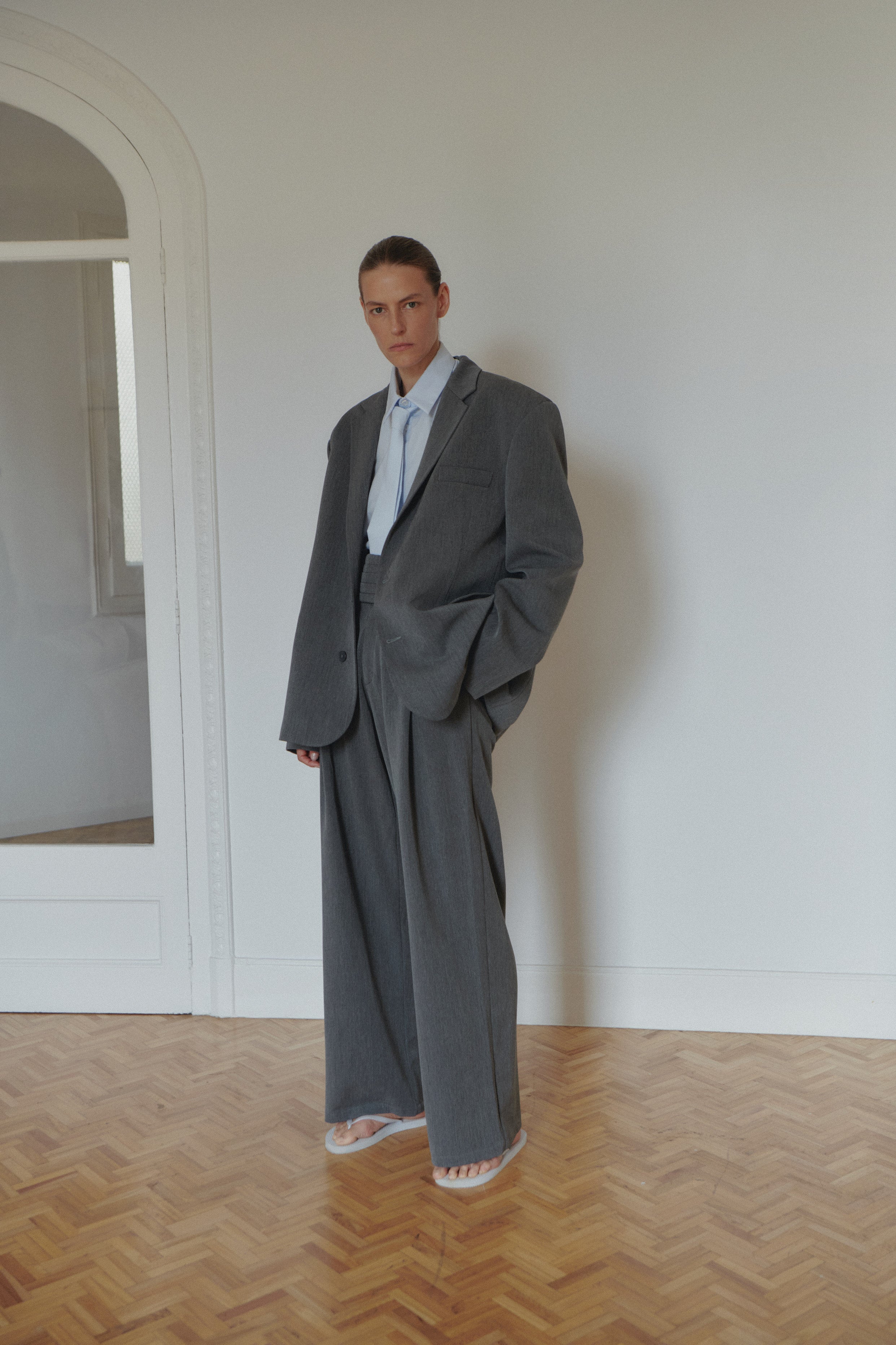 Antrachite Unisex Pants with Adjustable Cummerbund