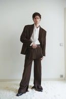 Brown Unisex 90’s Oversized Blazer Jacket