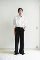 Black Unisex Gabardine Pants