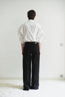 Black Unisex Gabardine Pants