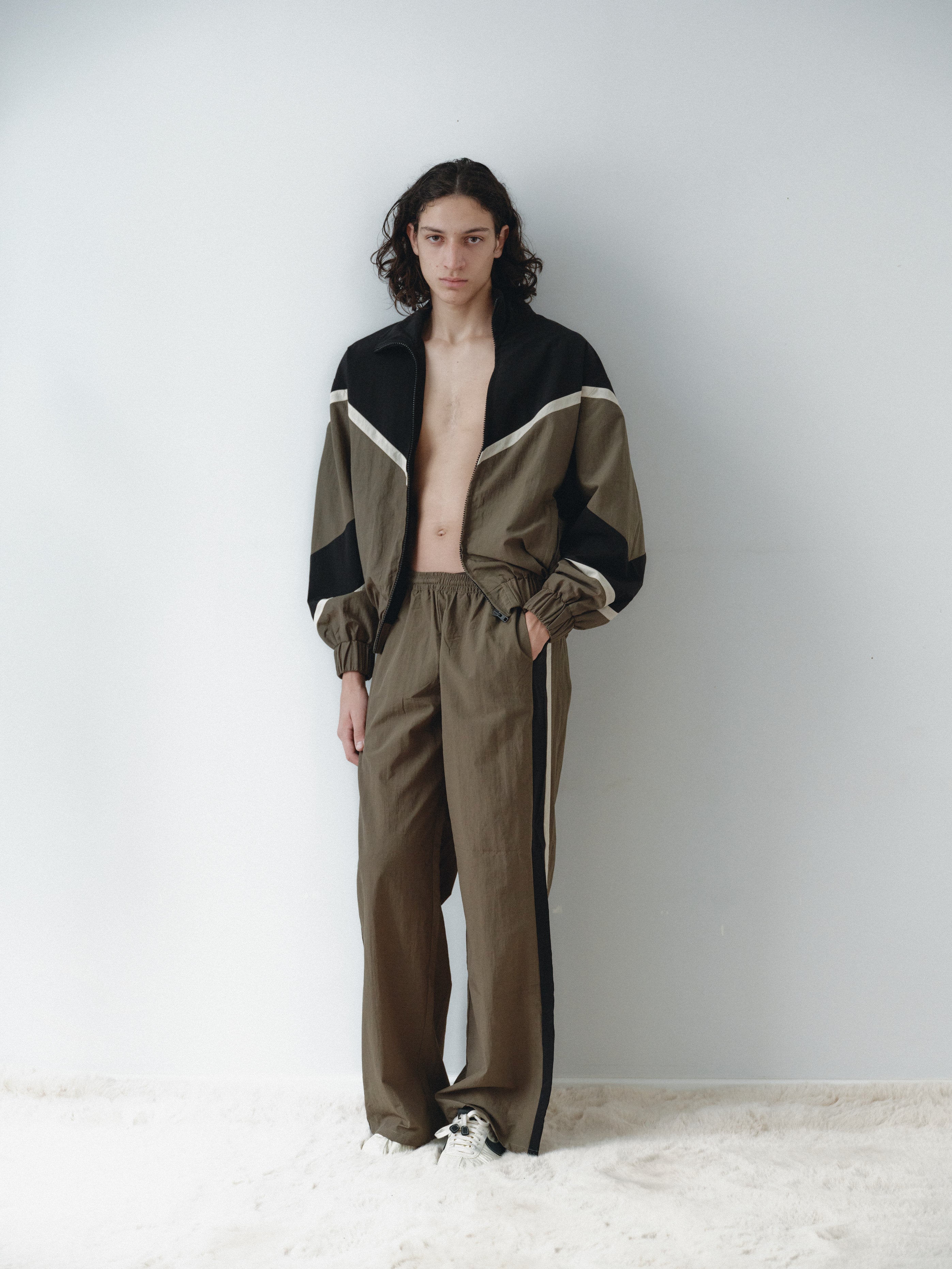 Multicolor Water Resistant Parachute Jacket