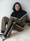 Multicolor Water Resistant Parachute Track Pants