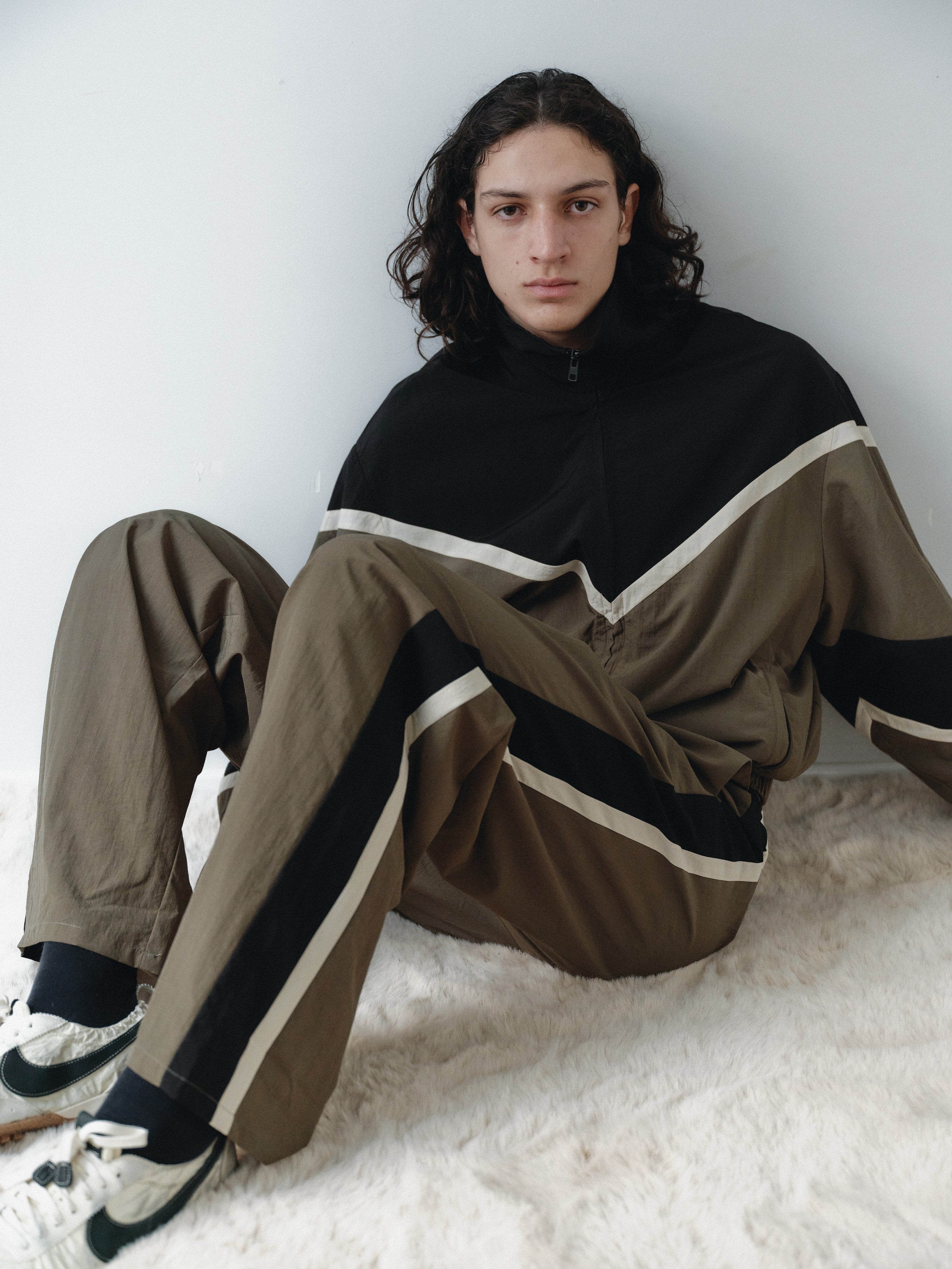 Multicolor Water Resistant Parachute Track Pants