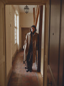 Mink Colored Water Repellant Recycled Cotton Trenchcoat